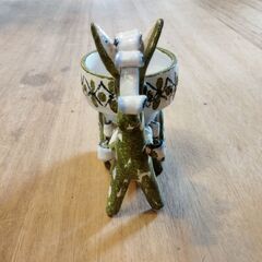ロバ プランター 花器 フラワーポット ペン立て オブジェ 置物 インテリア　/HJ-0390 2F北の画像