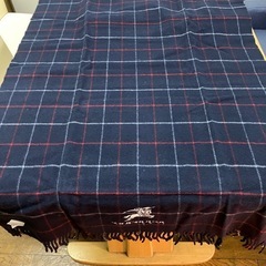 K2412-533 BURBERRY ウールひざ掛け ウール10...