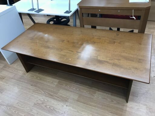 ★ジモティ割あり★ コクヨ ローテーブル ブラウン H44×W150×D65 クリーニング済み KJ7382