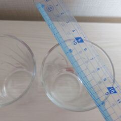 新品グラス5個　高さ10.5cm 径6cmの画像