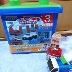 ブロックラボ　パトカーと消防車