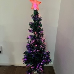 クリスマスツリー　光る　難あり