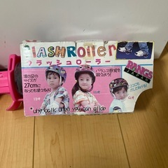 【未使用】Flash Roller ピンク ストラップ式　ローラースケートの画像