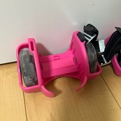 【未使用】Flash Roller ピンク ストラップ式　ローラースケートの画像