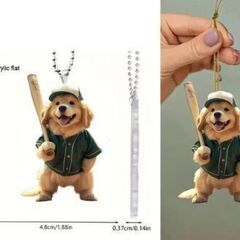 ゴールデンレトリバー/アクリルキーホルダー②（新品）の画像