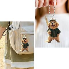 ゴールデンレトリバー/アクリルキーホルダー②（新品）の画像