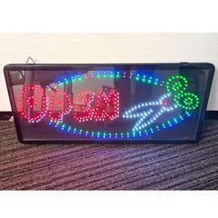 LED看板・ネオン看板・理容室・ハサミ・No.241117-4