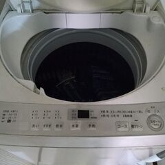 商談中　洗濯機シャープ（sharp） ES-GE-6E　中古品