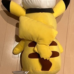 【新品】キャプテンピカチュウ　BIGぬいぐるみ②の画像