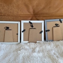 正方形　フォトフレーム　３個セットの画像