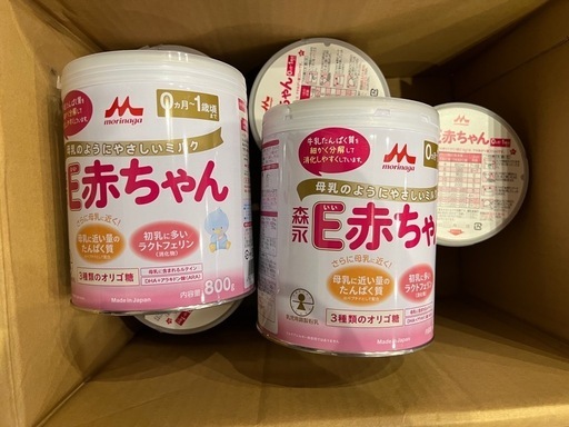決まりました森永 E赤ちゃん 800g 大缶×7缶