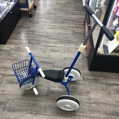 無印良品　三輪車  ブルー