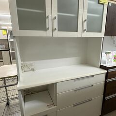 ジモティ来店特価!!　食器棚　ニトリ　ホワイト　　J-1291