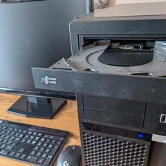 デスクトップPC 本体+ディスプレイ24インチの画像