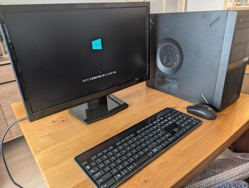 デスクトップPC 本体+ディスプレイ24インチ
