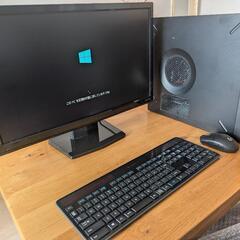 デスクトップPC 本体+ディスプレイ24インチ