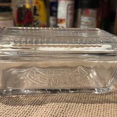 バターケース　ガラス製の画像