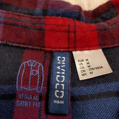 DIVIDCD （H&M）メンズ　ネルシャツの画像