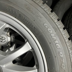 トヨタスタッドレスタイヤ4本セット205/60R16 92Qの画像