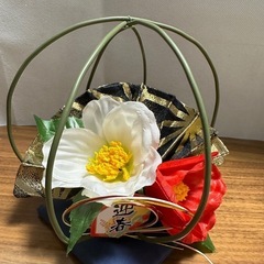 迎春を付けてお正月飾り　外して日常的な飾り　ハンドメイド