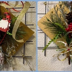 迎春を付けてお正月飾り　外して日常的な飾り　ハンドメイドの画像