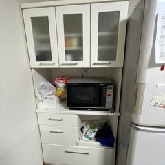 食器棚　白引き取り限定
