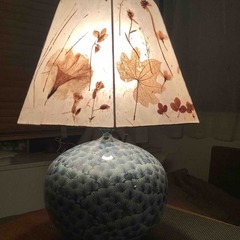陶器 卓上ランプ