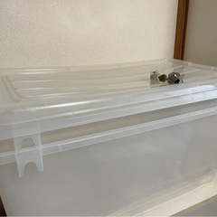 衣装ケース2個セット　ふた付き　訳あり 処分　おまとめの方優先