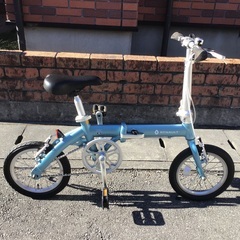 RENAULT(ルノー) フランス製　超軽量8.3kg 14インチ 折りたたみ自転車 アルミフレーム 超小型　超おしゃれ！美車！の画像