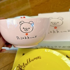 リラックマ コリラックマボウルとプレートセット 7枚 ローソンの画像