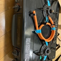 プロパン二口コンロ 