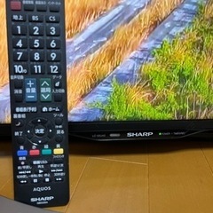 シャープのAQUOS、50インチ　の画像