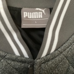 Puma プーマ ゴルフ グレー キルティングジャケットの画像