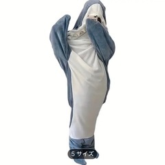 パジャマ　サメ　着ぐるみ　シャーク　冬　暖かいの画像