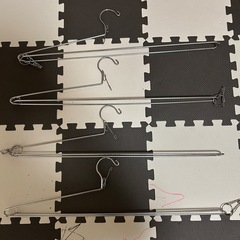 4本セット ステンレス ハンガー　タオル フェイスタオル バスタ...