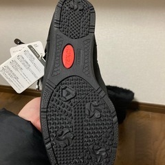 新品タグ付き　アシックス商事　ショートブーツ　ブラックの画像