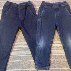 ユニクロ　UNIQLO キッズ ボトムス 110 裏起毛の画像