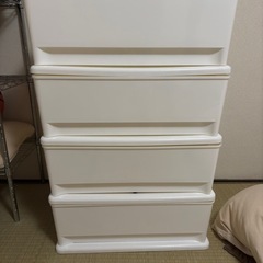 タンス ホワイト×2