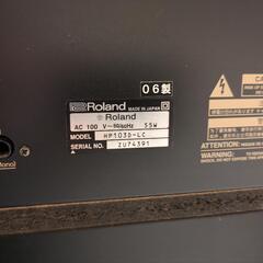 【美品】ROLAND ローランド 電子ピアノ HP103の画像