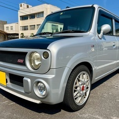 ラパンSS ICターボ BBSアルミ ハーマンナビ Blueto...