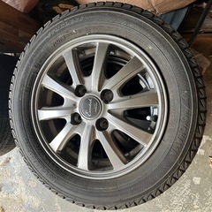 155/65R13_タイヤ/アルミx4本セット