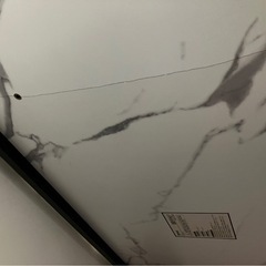 大理石柄L字型デスク　　の画像