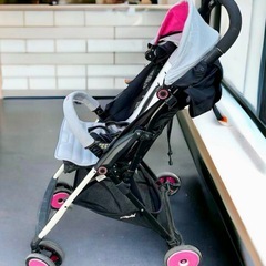 コンビ　F2プラス　フラットＢ型ベビーカーピンクタイヤ　超軽量　ハイシートの画像