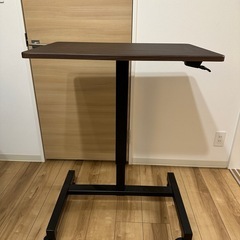 ワンタッチ昇降式テーブル