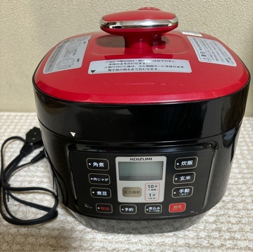 【美品】コイズミ　マイコン電気圧力鍋