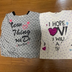 長袖女の子６枚セットの画像