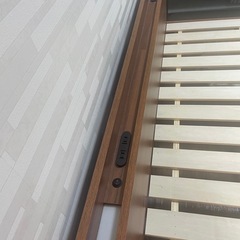 【受渡者様決定】
引き出し付　ダブルベッドフレームの画像