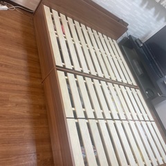 【受渡者様決定】
引き出し付　ダブルベッドフレーム