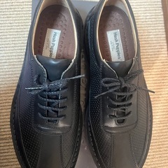 値下げ‼️Hush Puppies メンズ 靴 ブラック 25.5cm 復刻商品の画像