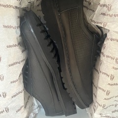 値下げ‼️Hush Puppies メンズ 靴 ブラック 25.5cm 復刻商品の画像